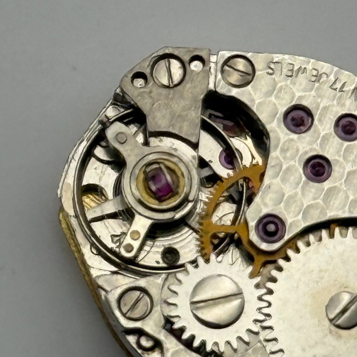 FE 163 Watch Movement Limit 17 Jewels Swiss Manual Wind Parts Repair 15.3mm