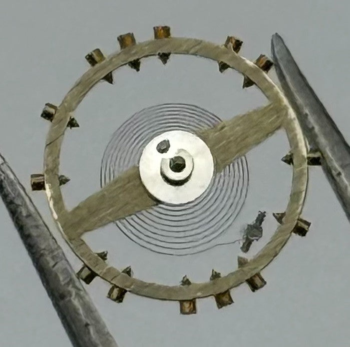 MST 340 Balance Wheel Complete And Spring 6¾’’’ Renata 574 Watch Movement Parts