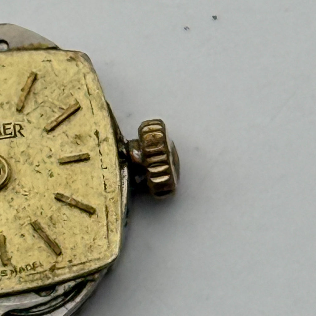 MST 466 Watch Movement Roamer 19 Jewels Swiss Manual Wind Parts Repair 13.1mm