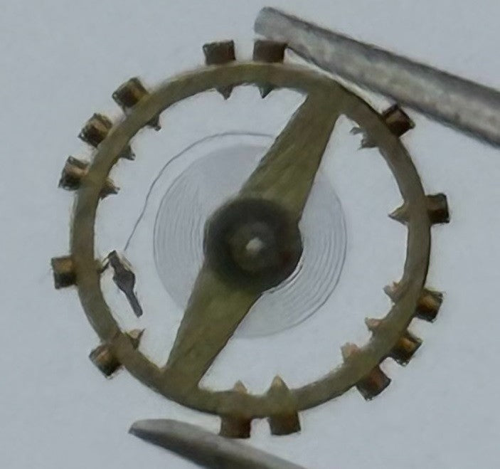 Femga 45 Balance Wheel Complete And Spring 5½’’’ 1006 M Watch Movement Parts NOS