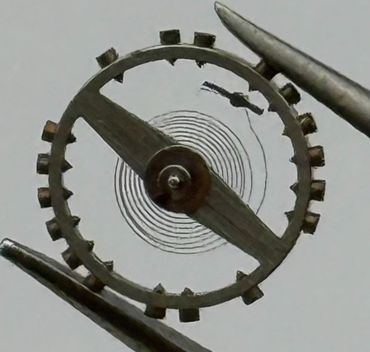 AS 1051 Balance Wheel Complete And Spring 5¼’’’ 34 M Watch Movement Parts