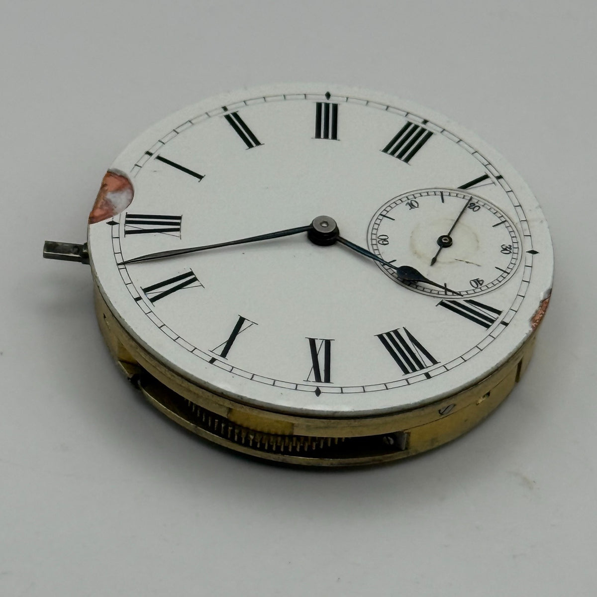 IWC Peerless Pocket Watch Movement Open Face High Grade S&Co Parts 39.7mm
