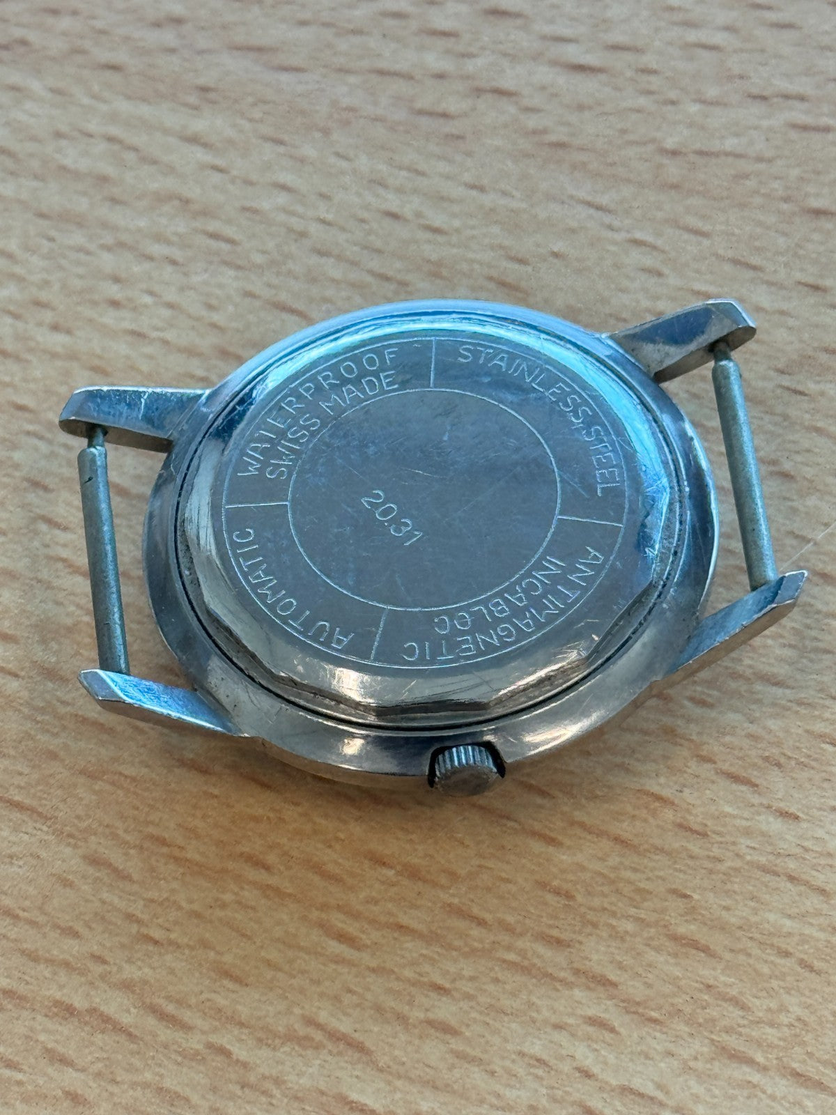 Bucherer Automatic Vintage Mens Watch Running Antimagnetic Incabloc Swiss 34mm