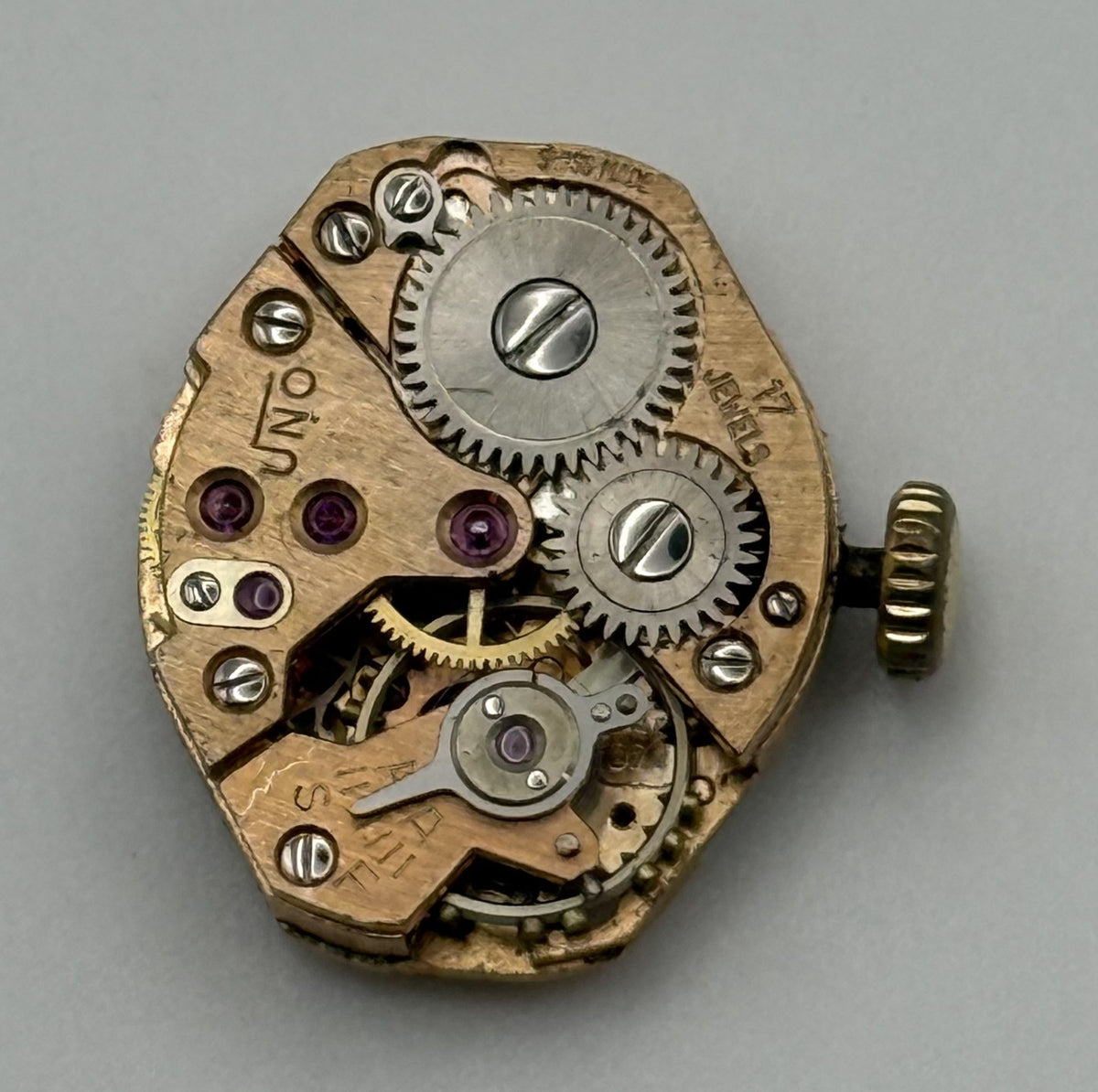 FEF 371 Watch Movement - Uno - For Parts / Repair