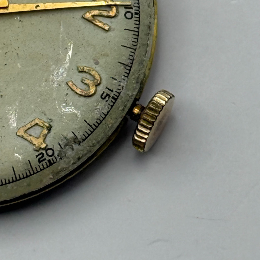 FHF 25 Watch Movement - Trebex 15 Jewels - Running - For Parts / Repair - 23.6mm