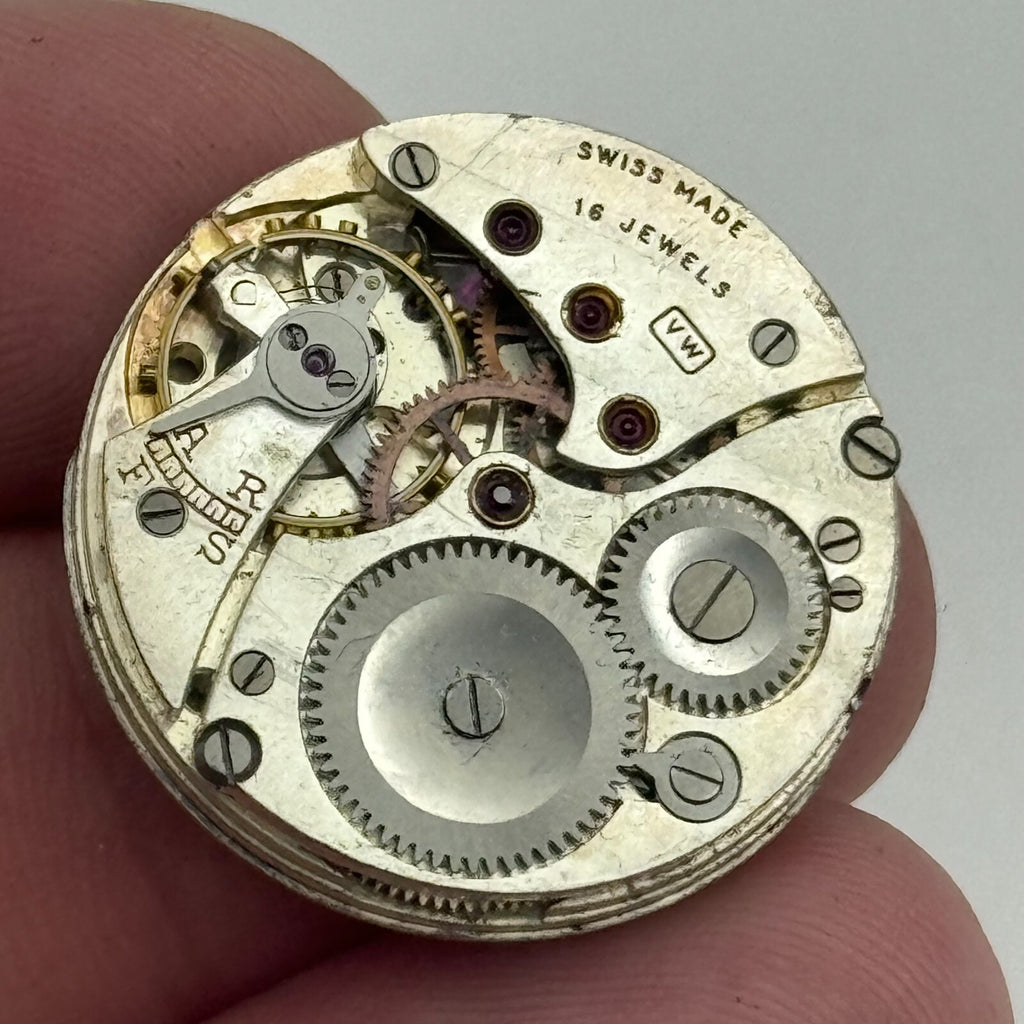 Revue VW Watch Movement Vertex High Grade Manual Wind Swiss Parts Repair 25.3mm 