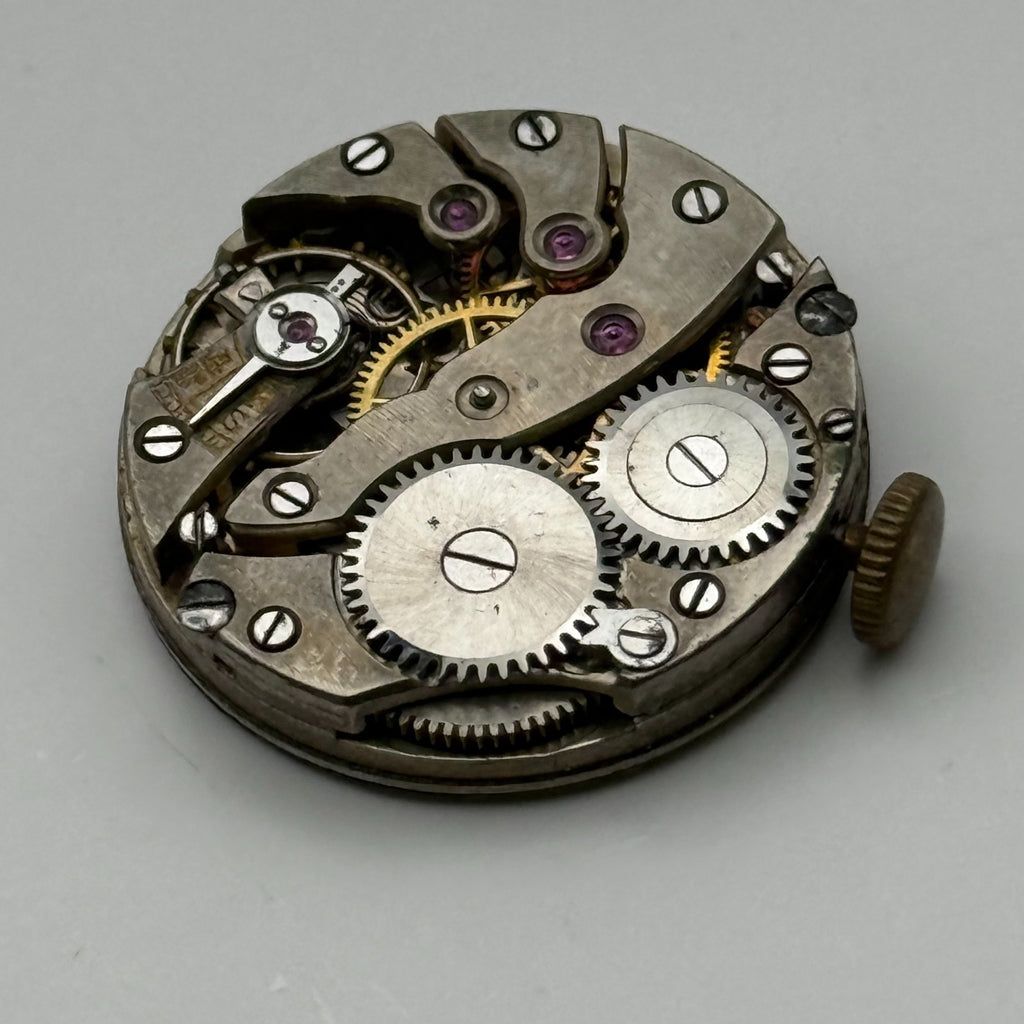 Bulla Watch Movement 17 Rubis Antimagnetic Manual Wind Vintage Parts Repair 22mm