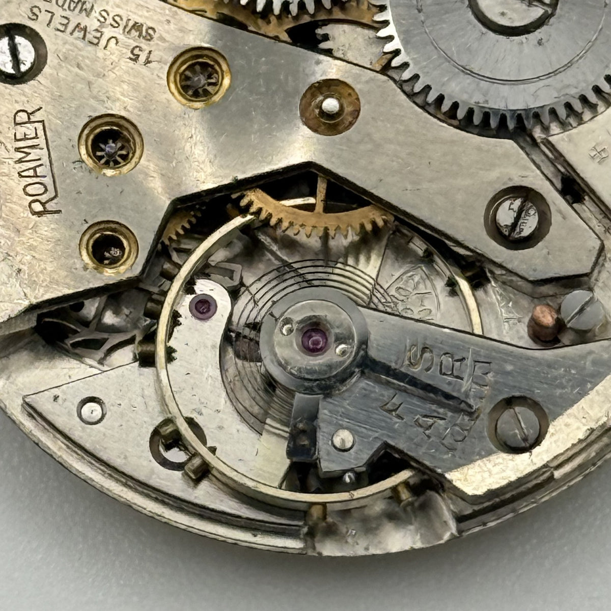 MST 402 Watch Movement - Roamer - For Parts / Repair - 30mm
