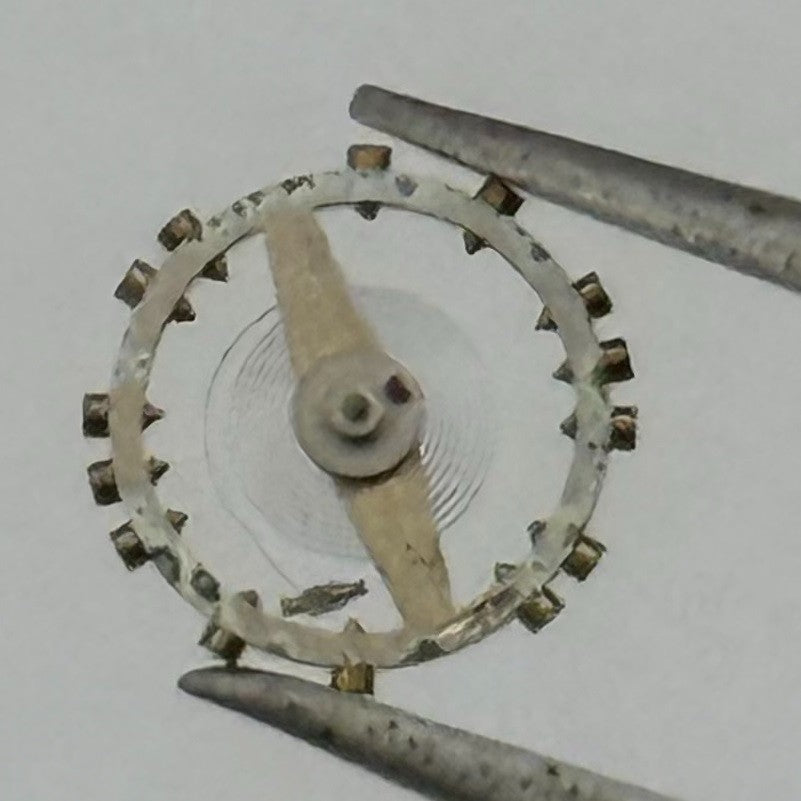AS 976 Balance Wheel Complete And Spring 5’’’ Ronda 113 Watch Movement Parts NOS