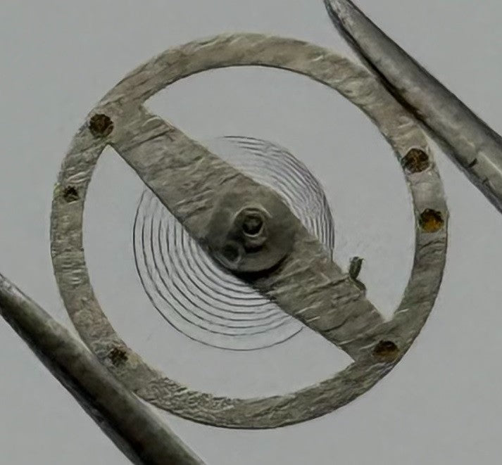 Brac 2051 Balance Wheel Complete And Spring 5½’’’ 69 M Watch Movement Parts NOS