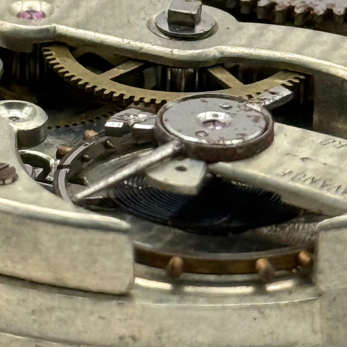 Max Gugenheim Neveu Pocket Watch Movement High Grade Antique Hunter Parts 41.2mm