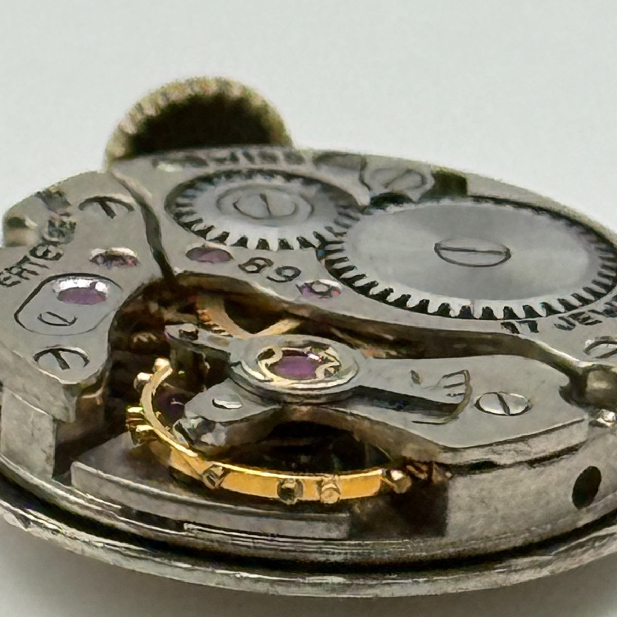 Vertex Revue 89 Watch Movement Swiss 17J Manual Wind Parts Repair Spares 15.2mm