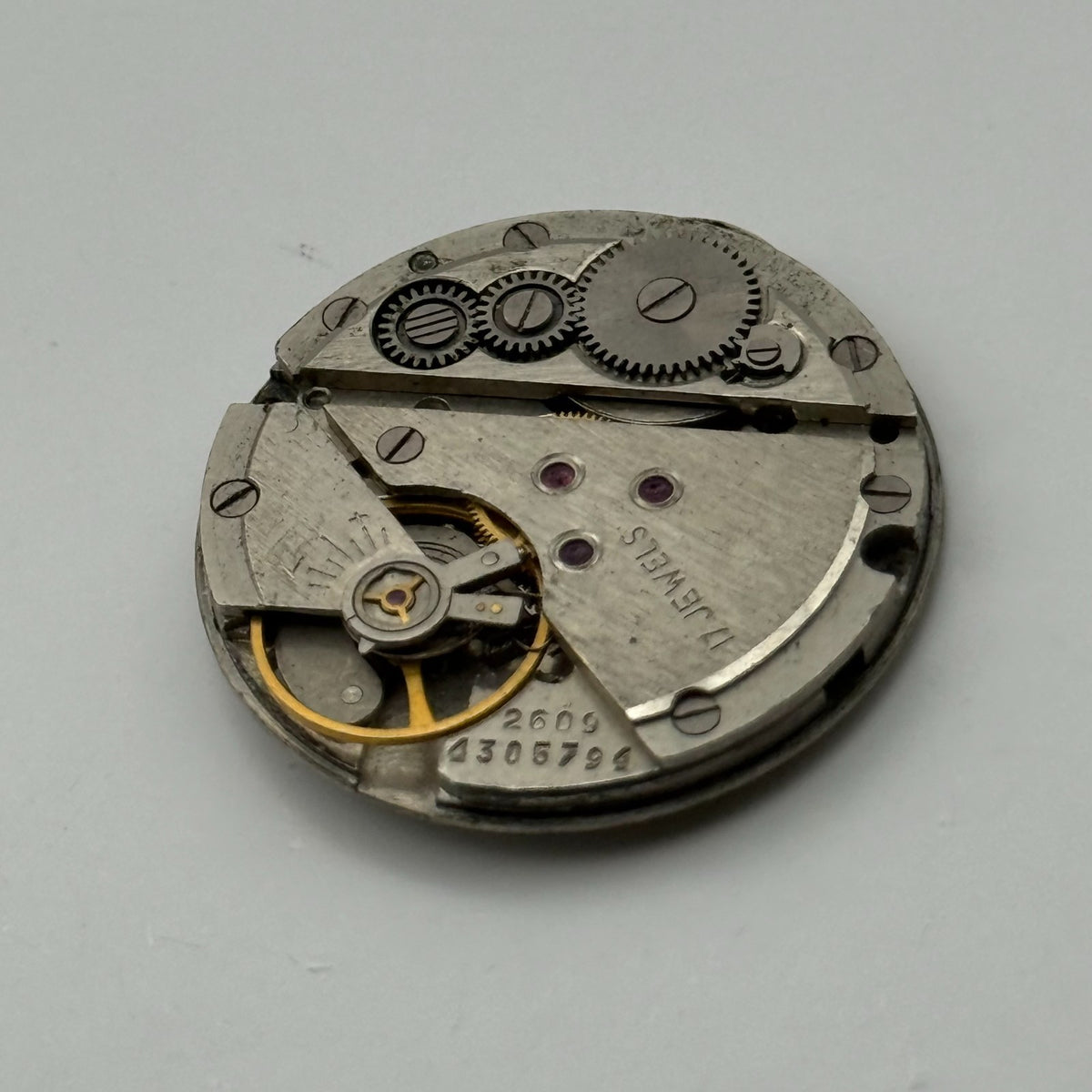 Poljot 2609 Watch Movement Soviet 17 Jewels Manual Wind Parts Repair 26.5mm