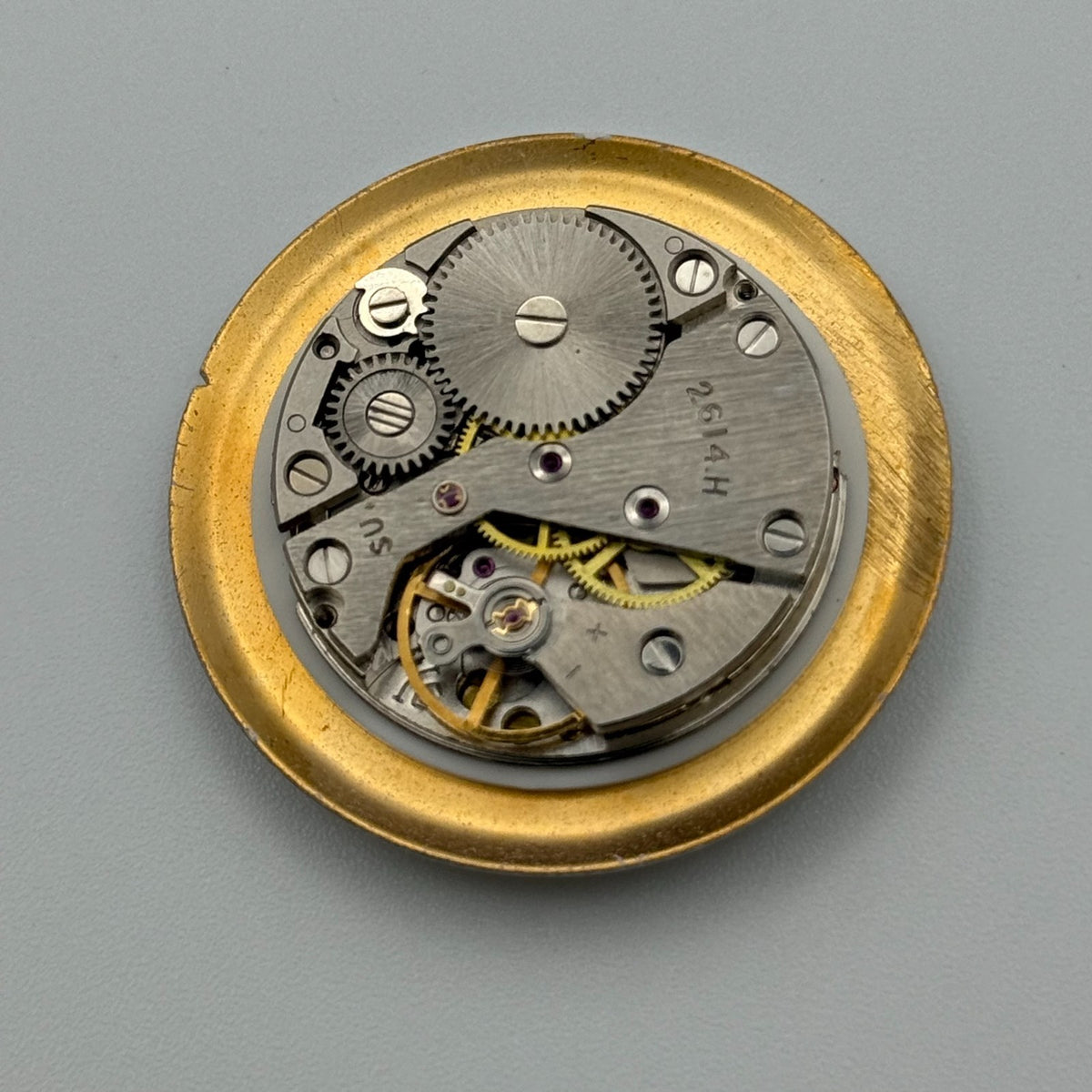 Poljot 2614.H Watch Movement - Sekonda - Running - For Parts / Repair
