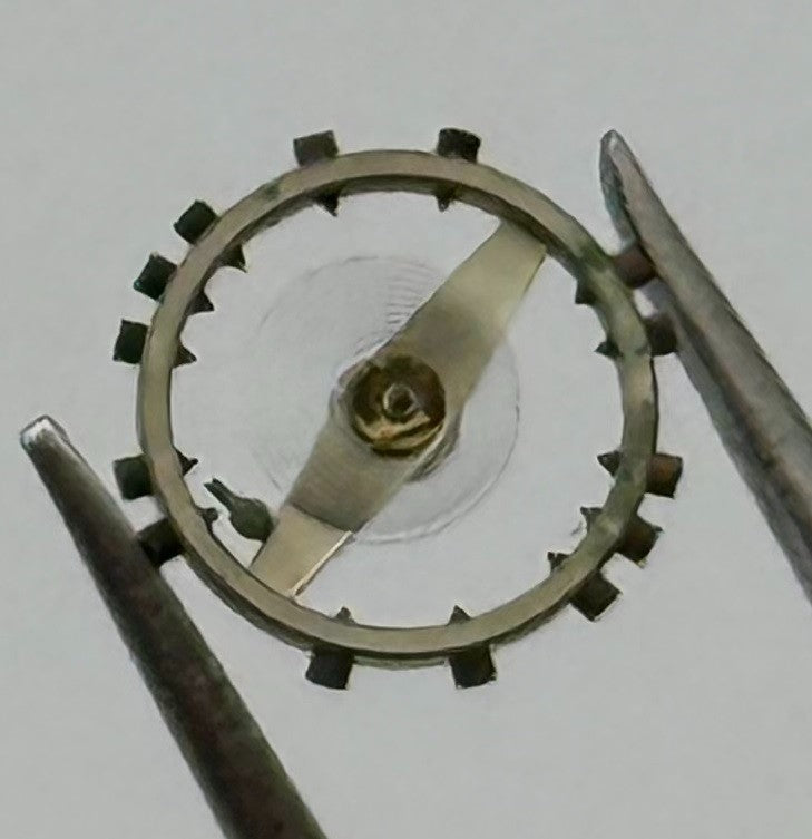 Helvetia 110 Balance Wheel Complete And Spring 5¾ x7’’ 1235 Watch Movement Parts