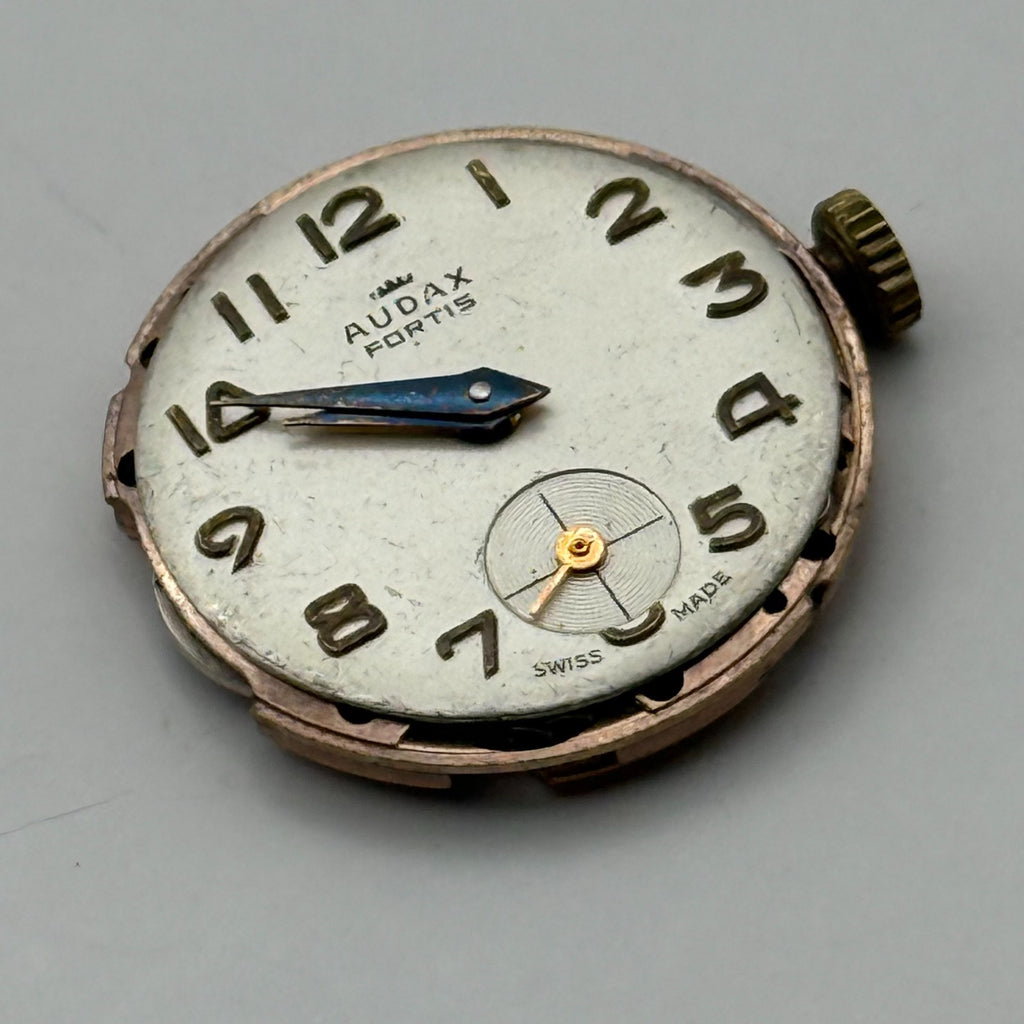 ETA 980 Watch Movement Running Audax Fortis Swiss 15J Manual Wind Parts 19.7mm