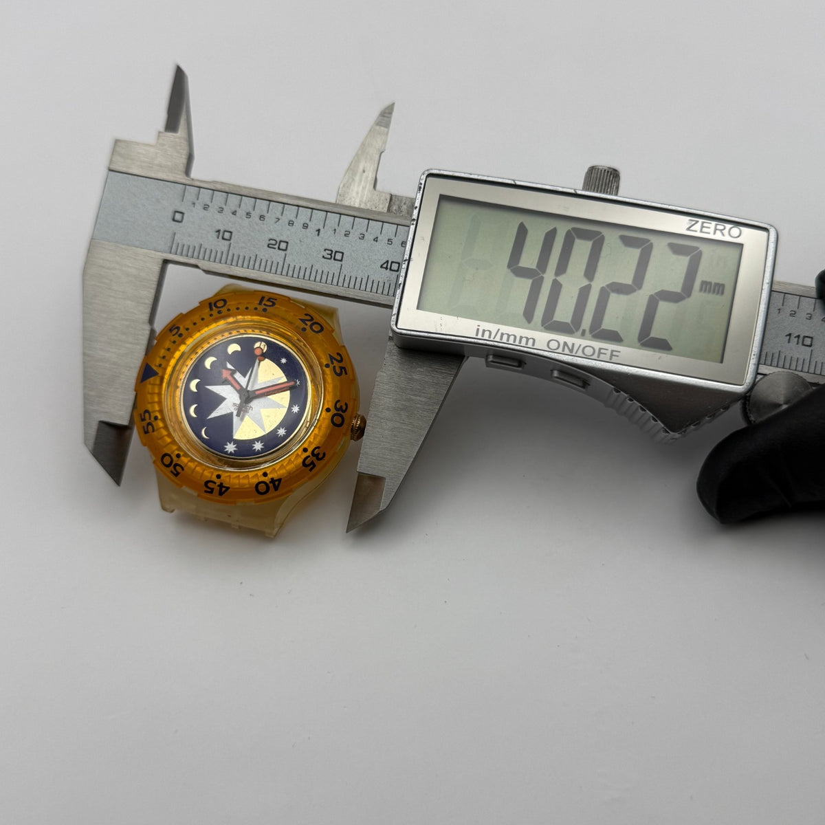 Vintage Swatch Scuba Watch SDK112 Golden Island 1992 ETA Quartz Swiss 40mm Parts