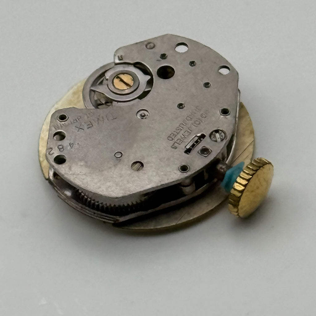 Timex 482 Watch Movement Great Britain 0 Jewel Manual Wind Parts Repair 18.1mm