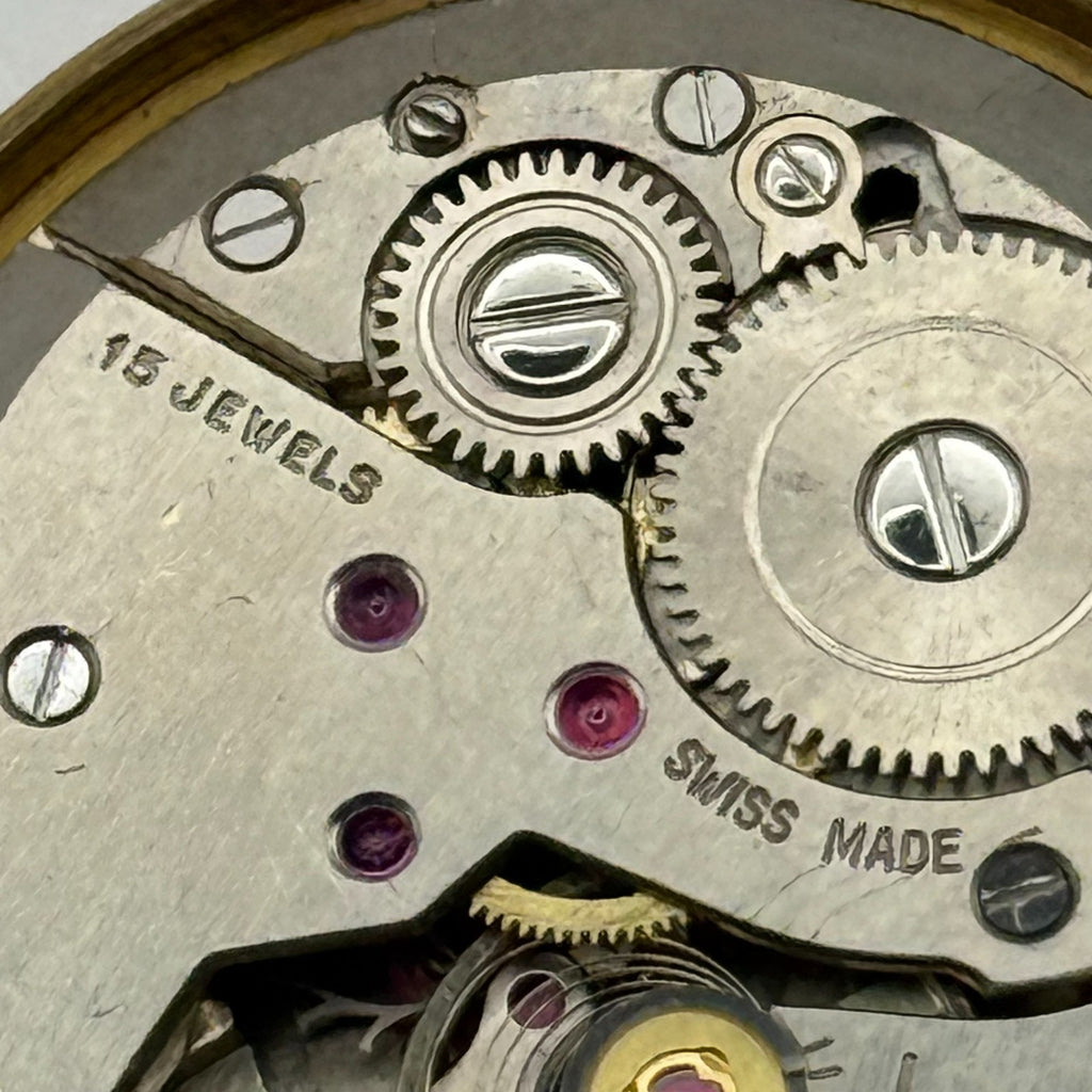 AS 1538 1539 Watch Movement A. Schild Avia Swiss 15Jewels Manual Wind Parts 26mm