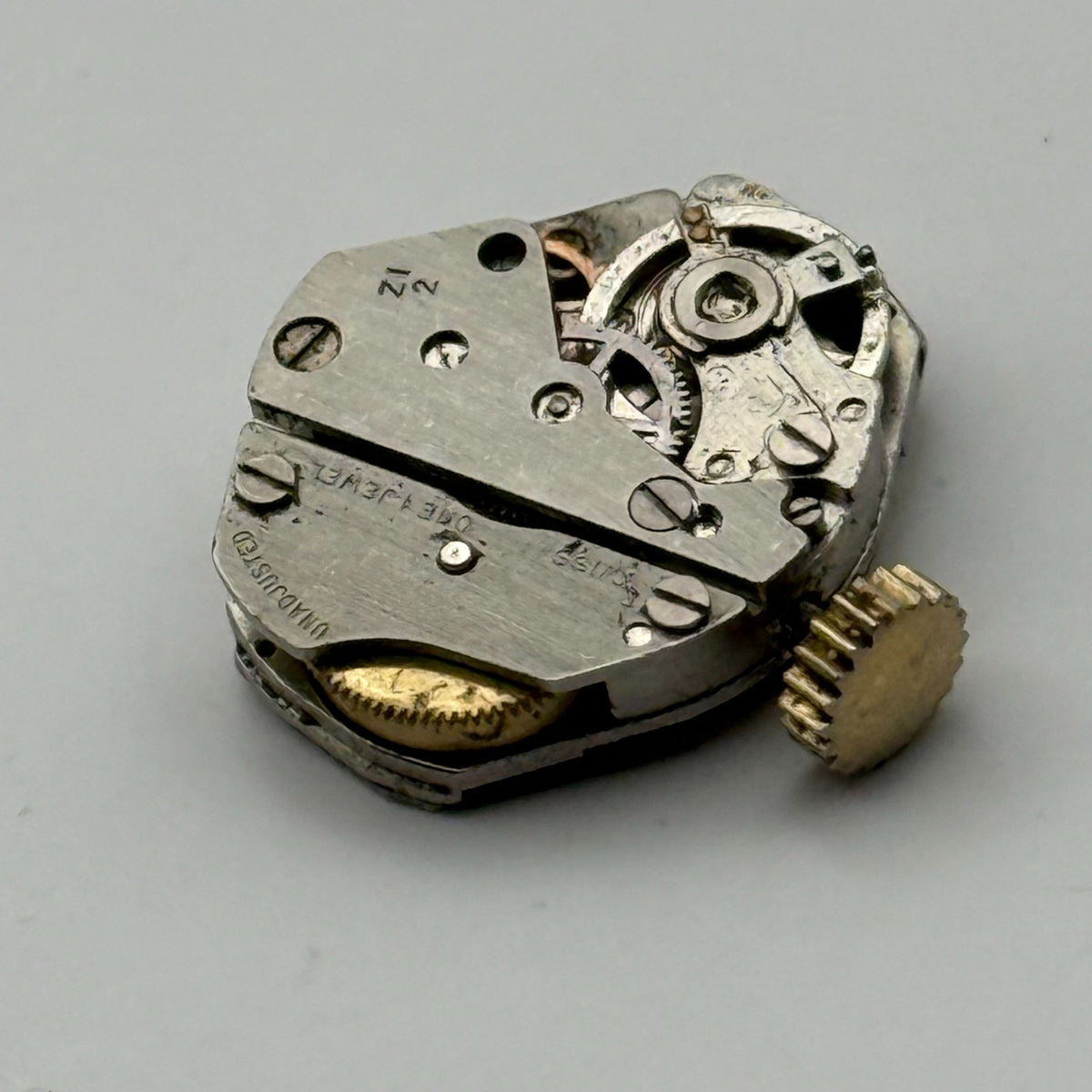 Ingersoll Watch Movement 1 Jewel Unadjusted Swiss Manual Wind Parts 15.3mm