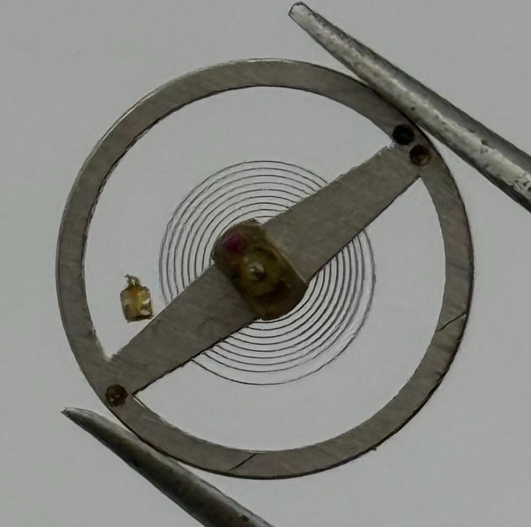 EB 1229 Spec Balance Wheel Complete And Spring Watch Movement Parts NOS