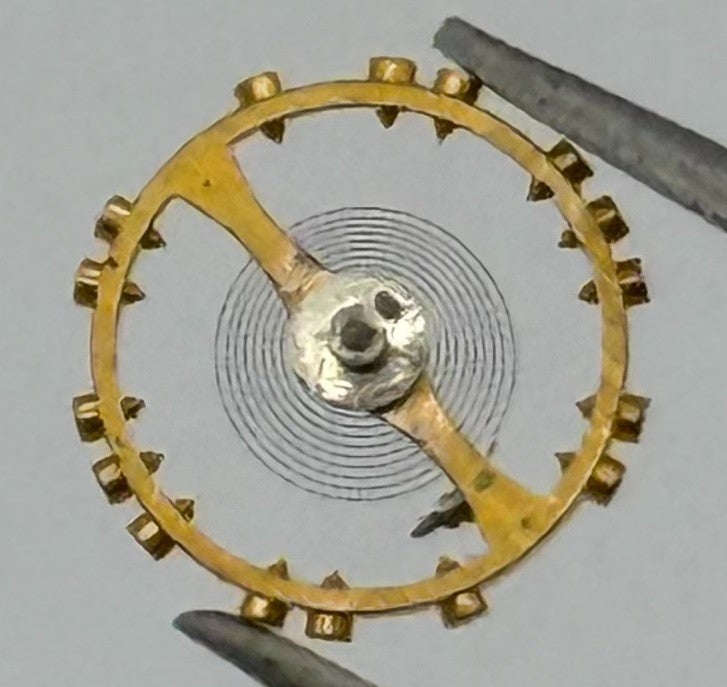 Felsa 4062 Balance Wheel Complete And Spring Renata 1434 M Watch Movement Parts