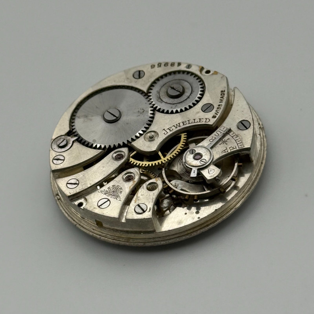 Thomas Russell & Son ? Pocket Watch Movement - Jewelled Swiss For Parts - 42.9mm