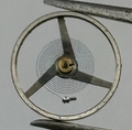 ETA 2485 Balance Wheel Complete And Spring Watch Movement Parts Vintage NOS