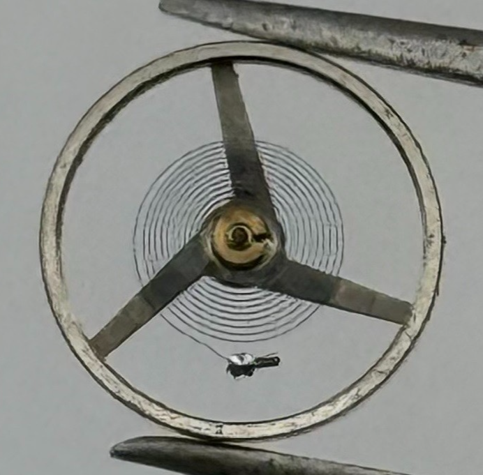 ETA 2485 Balance Wheel Complete And Spring Watch Movement Parts Vintage NOS