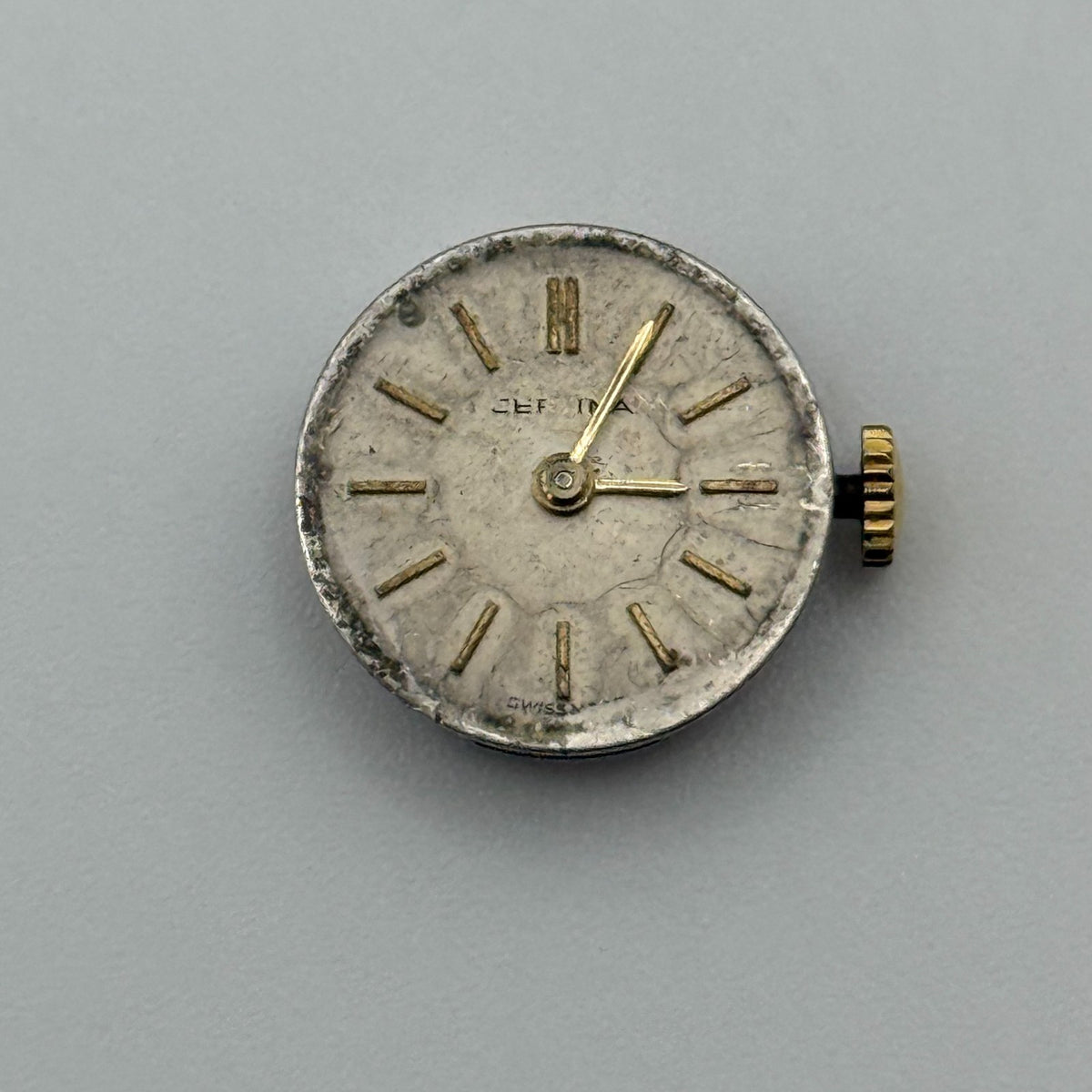 Certina 13-20 Ladies Watch Movement - Running - For Parts / Repair