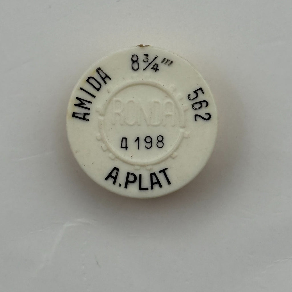 Amida 562 Balance Wheel Complete And Spring 8¾’’’ 4198 Watch Movement Parts NOS