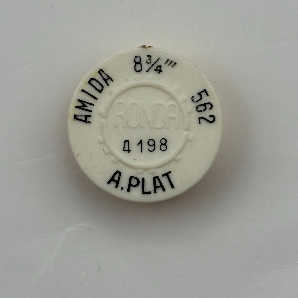 Amida 562 Balance Wheel Complete And Spring 8¾’’’ 4198 Watch Movement Parts NOS