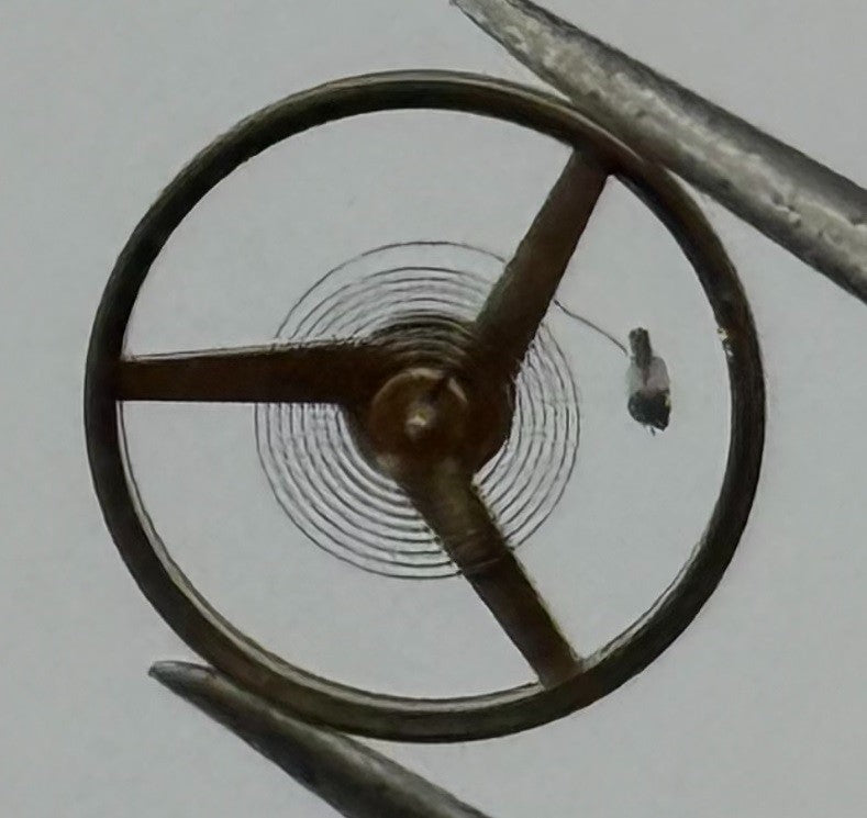 FEF 6660 Balance Wheel Complete And Spring Renata 1711 Watch Movement Parts NOS