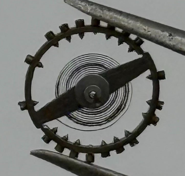 Felsa 158 Balance Wheel Complete And Spring 6¾’’’ 379 Watch Movement Parts NOS