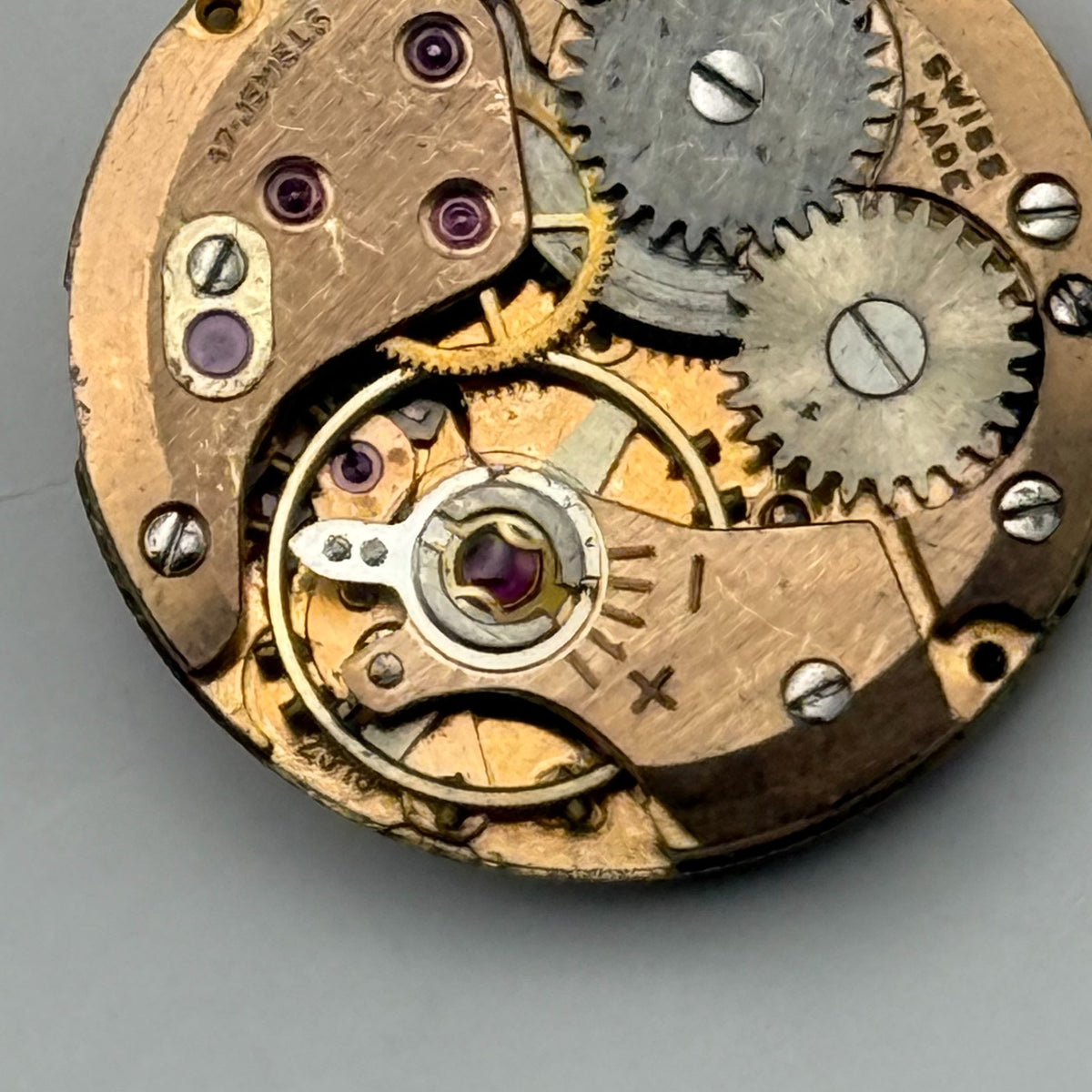 ETA 2510 Watch Movement Majex 17 Jewels Swiss Manual Wind Parts Repair 17.5mm