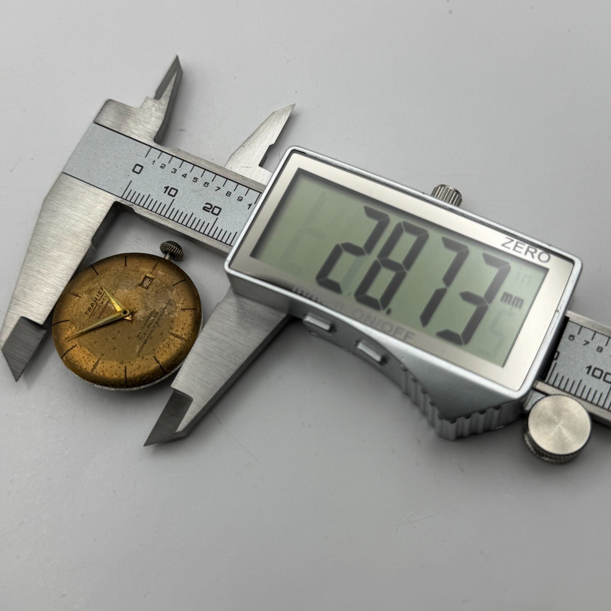 Tramier Watch Movement 17 Jewels Shockproof Swiss Manual Wind Parts 23.6mm