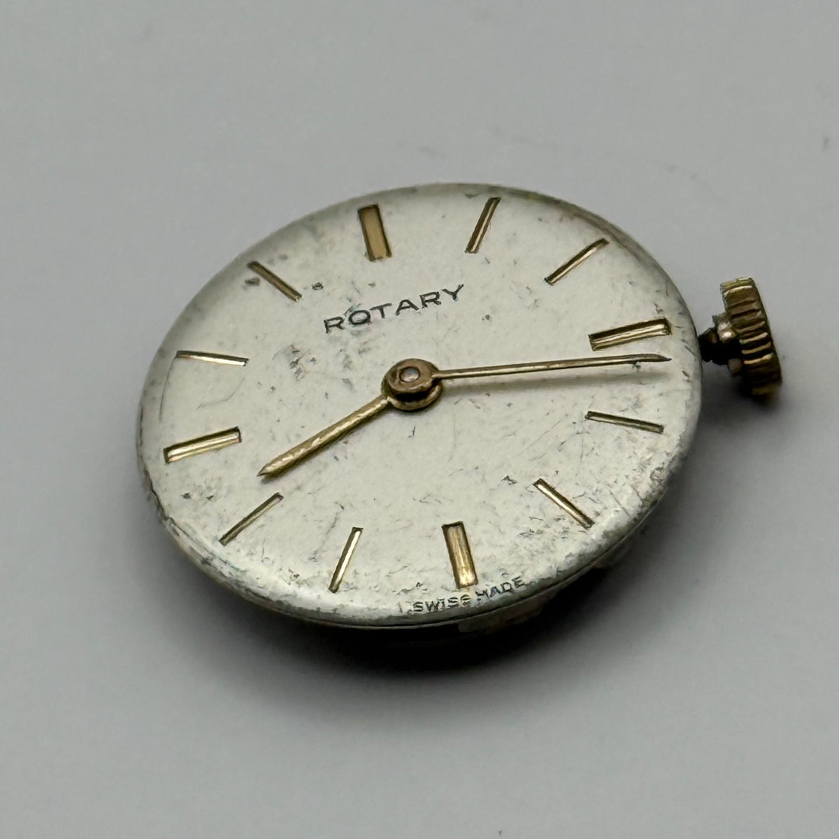 FHF 34 Watch Movement - Rotary 405 Ladies - For Parts / Repair - 17.4mm