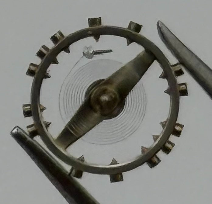 FEF 6600 Balance Wheel Complete And Spring Renata 1181 Watch Movement Parts NOS