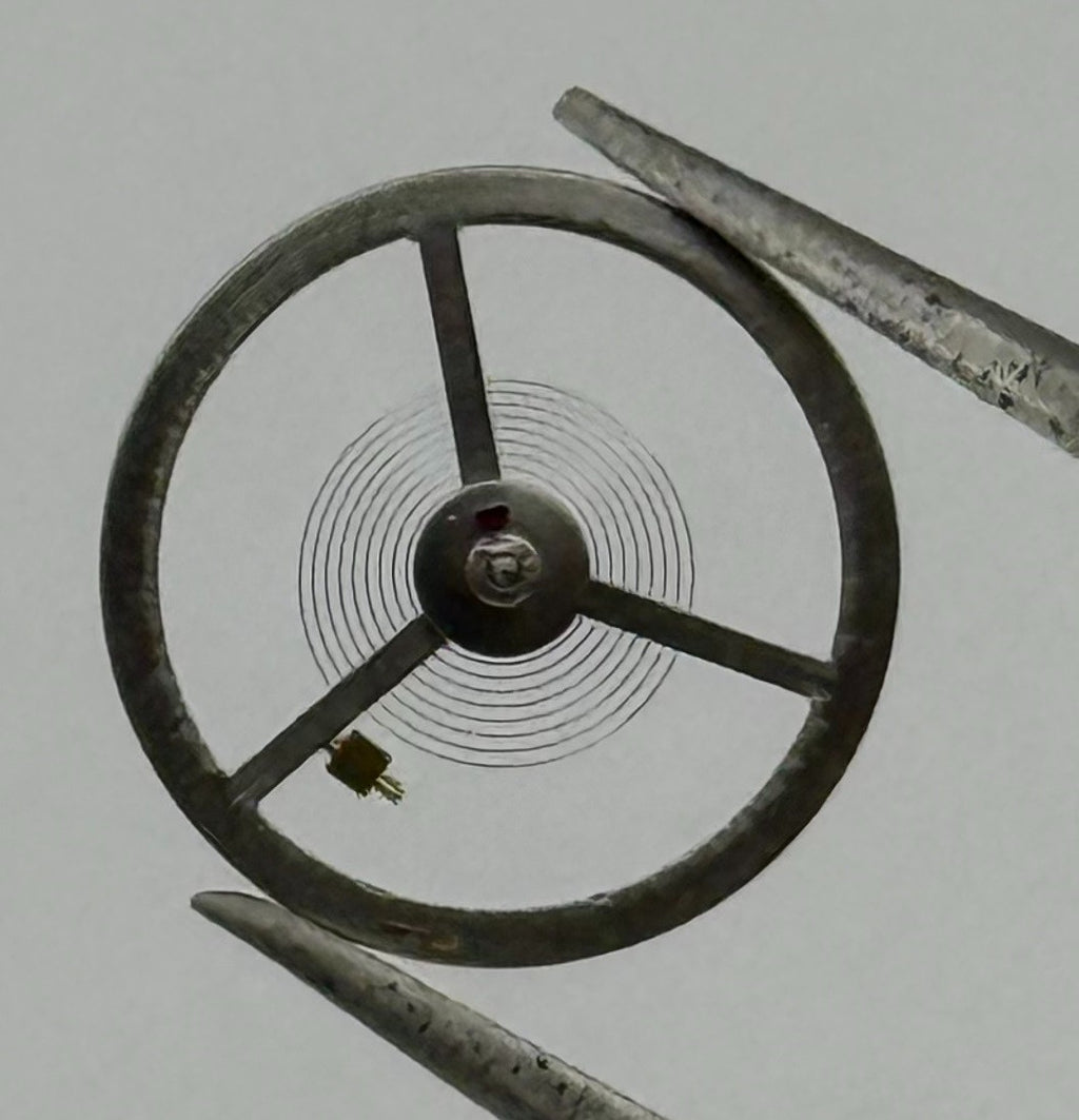 Ebosa 65 68 Balance Wheel Complete And Spring 10½’’’ 4451 Watch Movement Parts