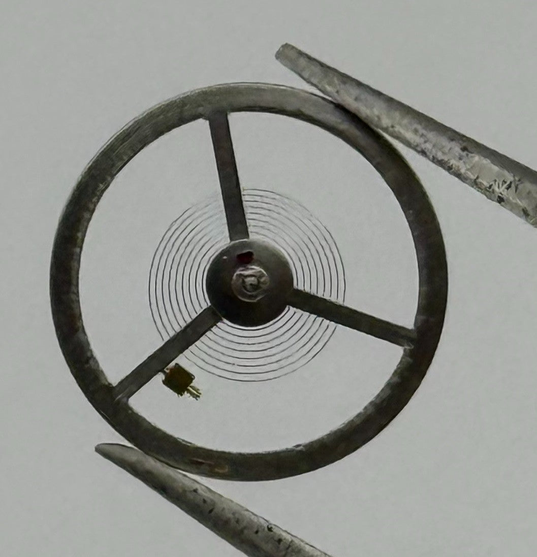 Ebosa 65 68 Balance Wheel Complete And Spring 10½’’’ 4451 Watch Movement Parts