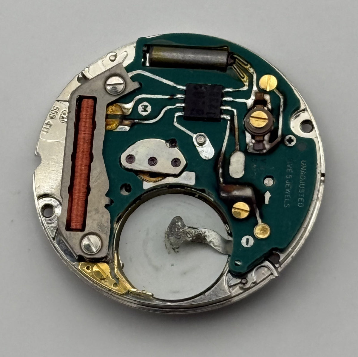 ETA 555.411 Watch Movement Quartz 5 Jewels Swiss Parts Repair Spares 23.7mm