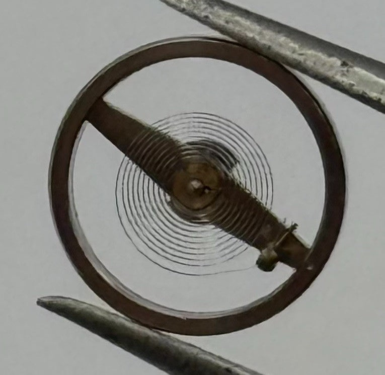 Rego 301 Balance Wheel Complete And Spring 8¾’’’ 423 Watch Movement Parts NOS
