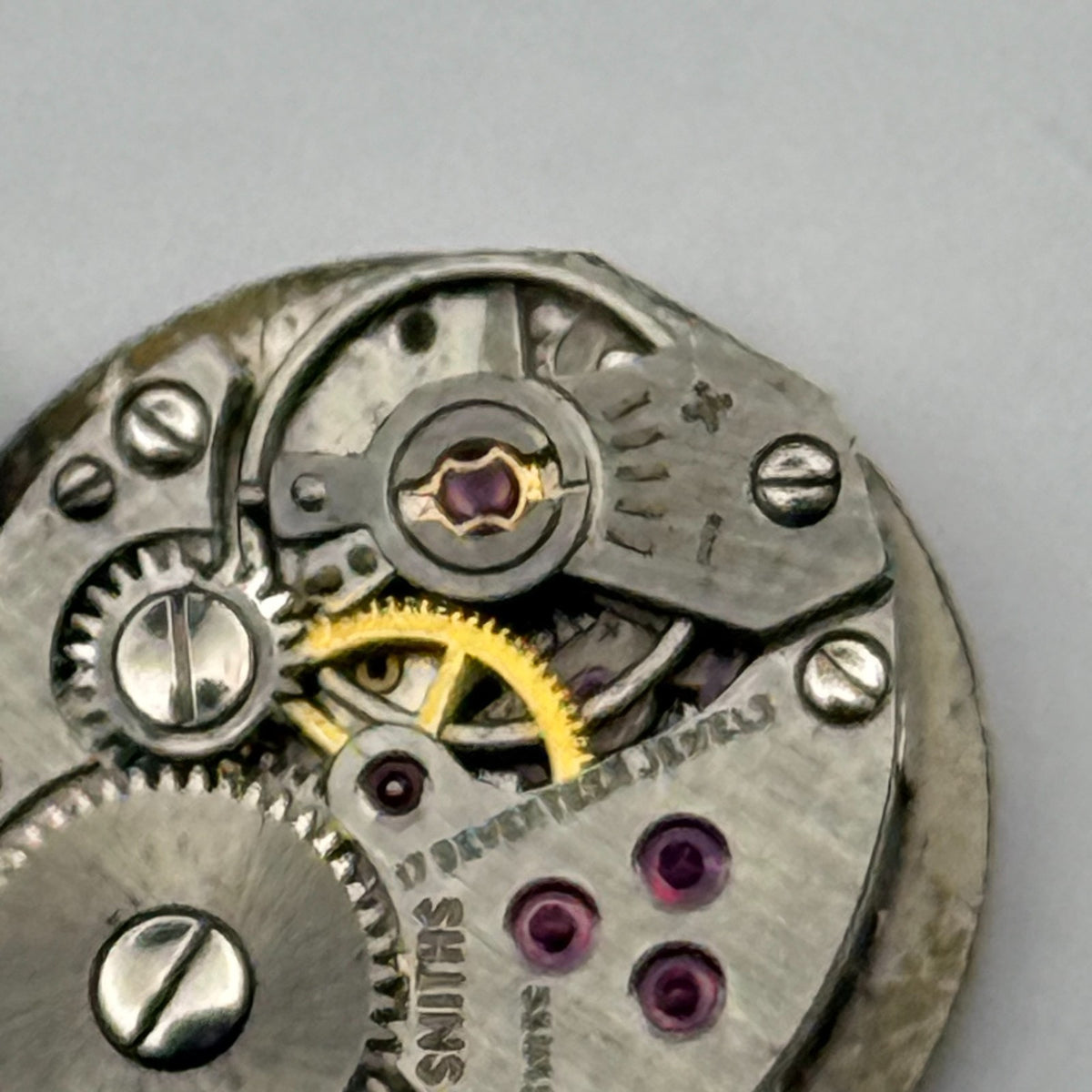 FE 68E4 Watch Movement Smiths 17 Jewels Swiss Manual Wind Parts Repair 13.1mm