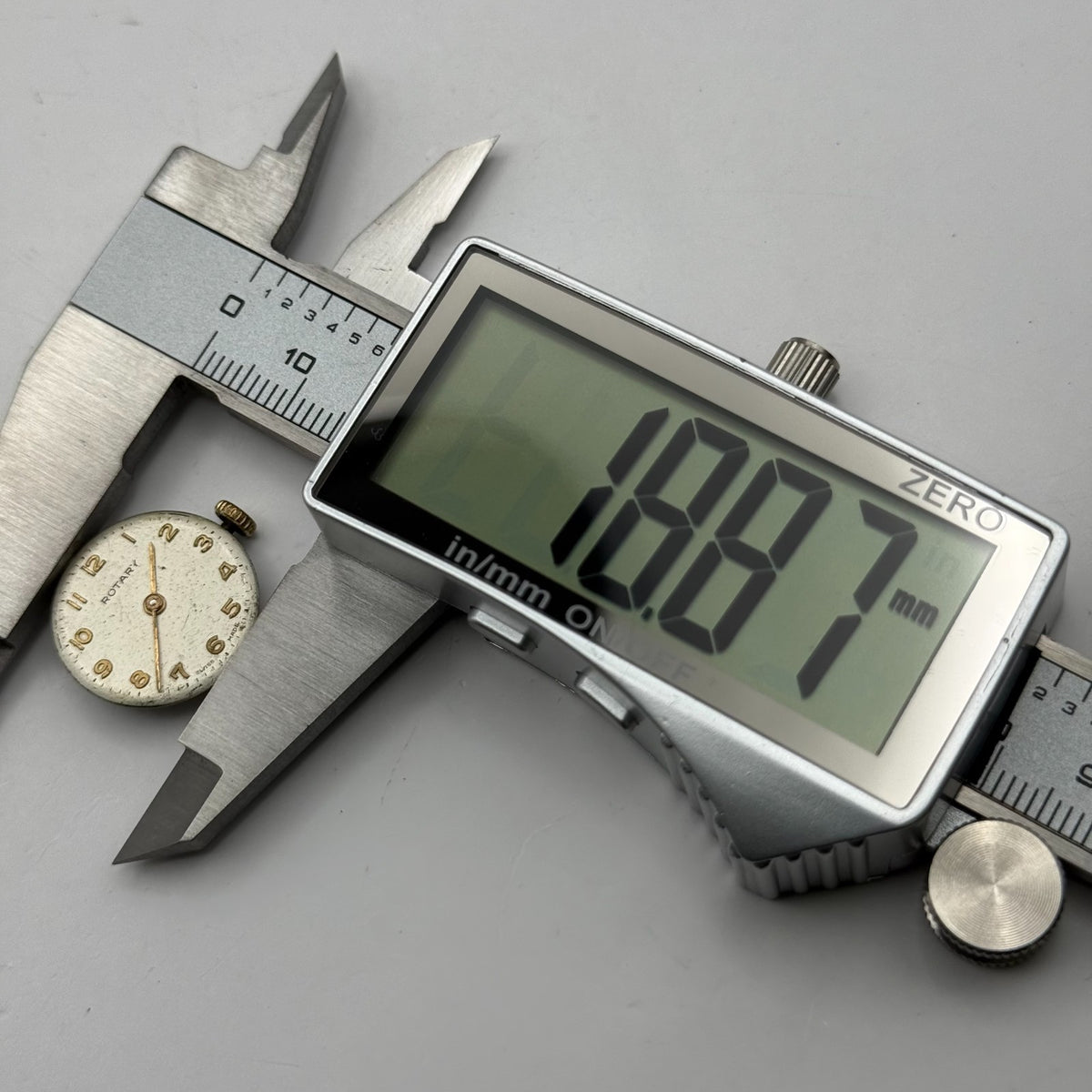 FHF 34 Watch Movement Rotary Ladies 15J Swiss Manual Wind Parts Repair 17.3mm
