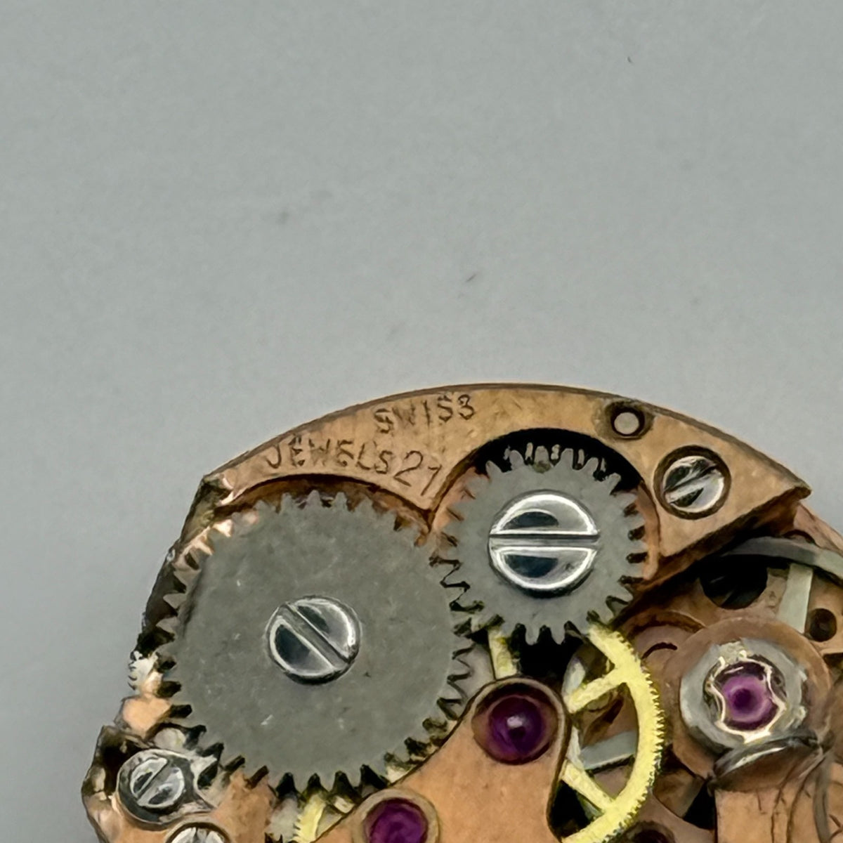 FEF 6630 Watch Movement Talis 21 Jewels Swiss Manual Wind Parts Repair 13mm