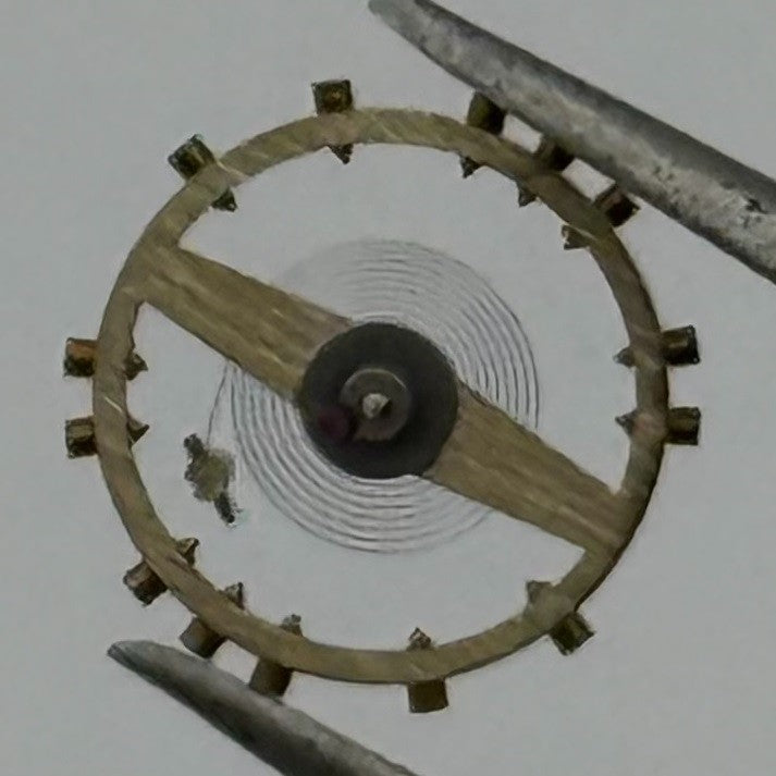 AV 120 Balance Wheel Complete And Spring 6¾-8’’’ 485 Watch Movement Parts NOS