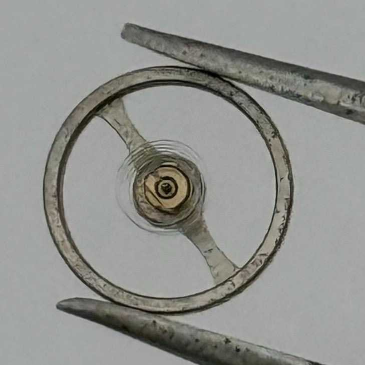 Oris 410 Balance Wheel Complete And Spring 5¼’’’ Progress Watch Movement Parts