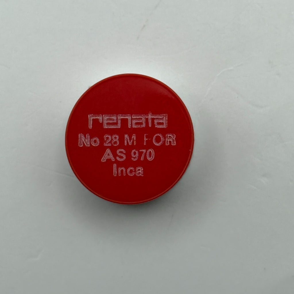 AS 970 Inca Balance Wheel Complete And Spring Renata 28 Watch Movement Parts NOS