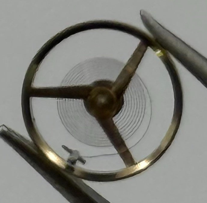 AS 1977-2 Balance Wheel Complete And Spring Renata 1831 Watch Movement Parts NOS