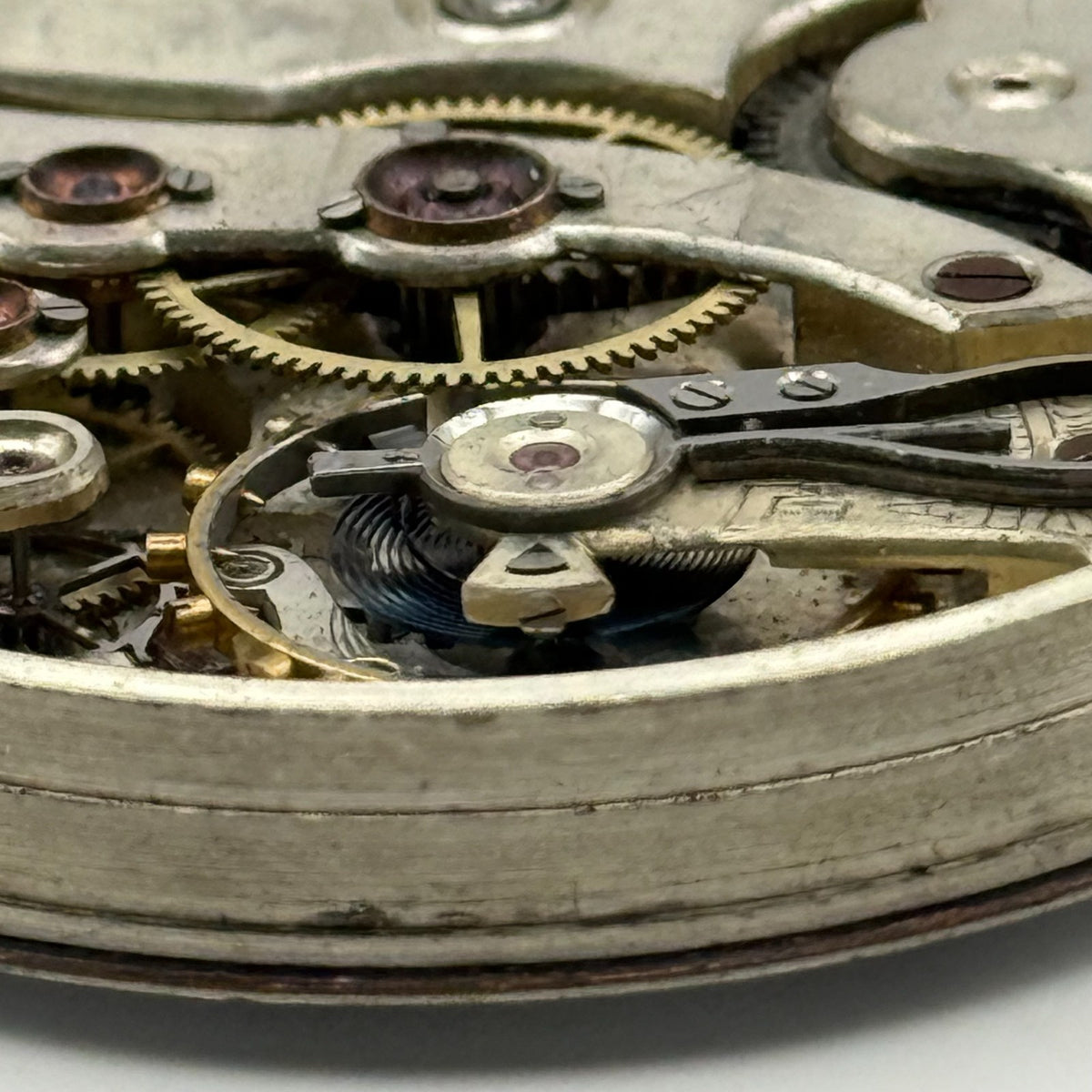 Mobilia Pocket Watch Movement High Grade Open Face Sub Seconds Parts 45.1mm